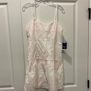 Roller Rabbit Light Pink & White Embroidered Sundress